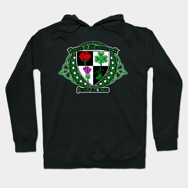 Rose and Shamrock Festival 2018 Logo Hoodie by roseandshamrock